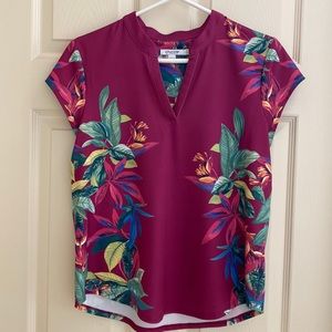 Chico’s Floral Blouse Size 0 (Small)